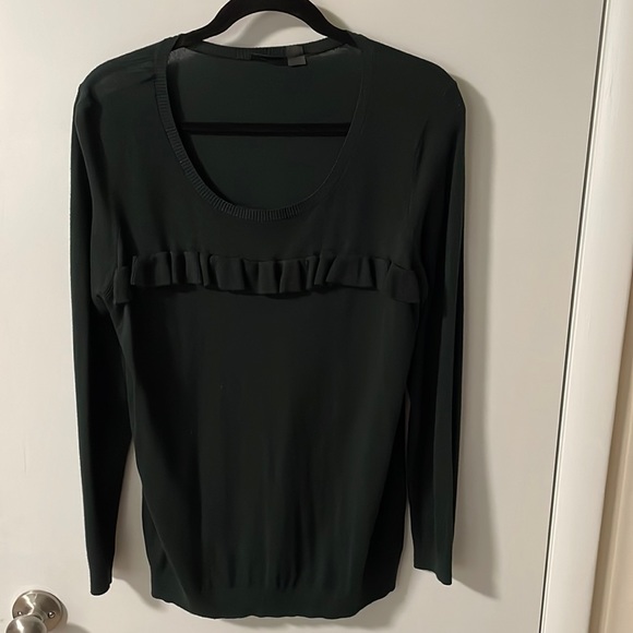 Lightweight sweater with ruffle detail - Picture 1 of 5